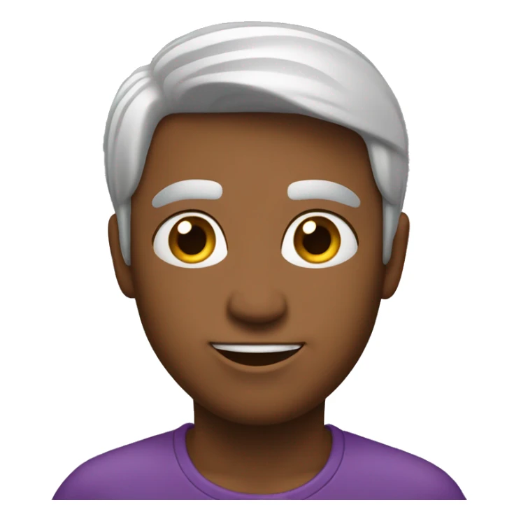 Emojis color púrpura  sticker