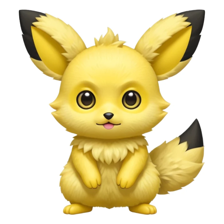 Pichu-Fakémon-hybrid-creature (full body)  sticker