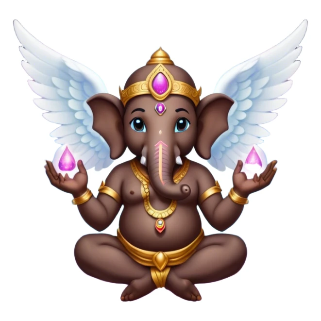 Ganesha dark angel intergalactical spiritual matrix multiverse galaxy sticker