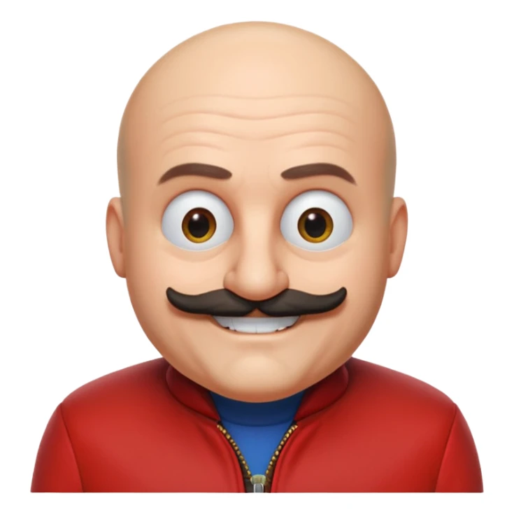 Dr. Robotnik from the Sonic the Hedgehog movie sticker