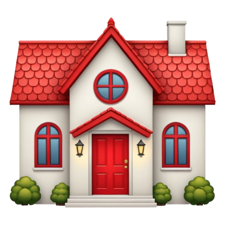 Pretty house sticker