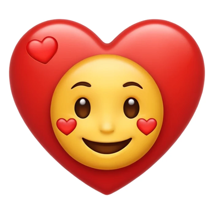 thank you emoji with a heart sticker