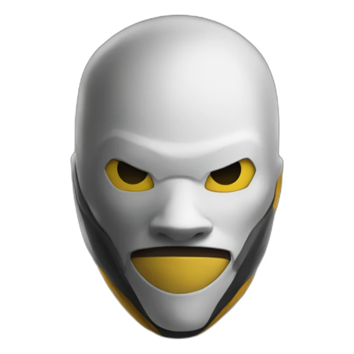 Free fire character hukong wearing mask sticker