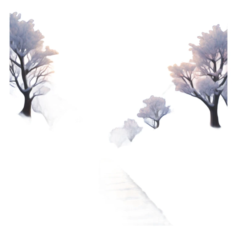 uphill battle with snow but also looking forward to a brighter future sticker