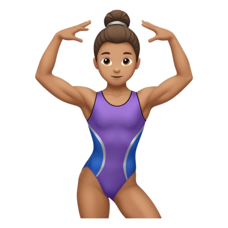 gymast of gymnastic artistic sticker