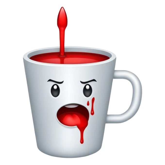 Big bad blood cup sticker