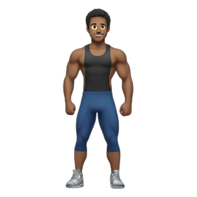 Persona con buen fisico  sticker