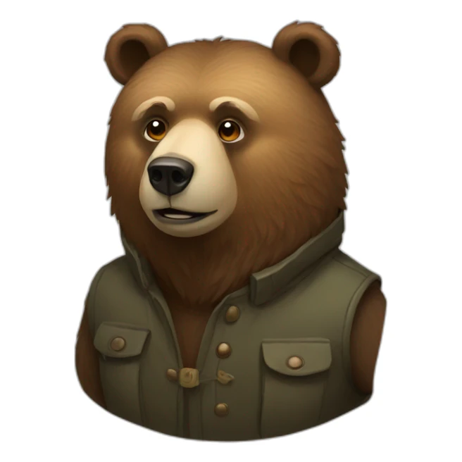 russian-bear sticker