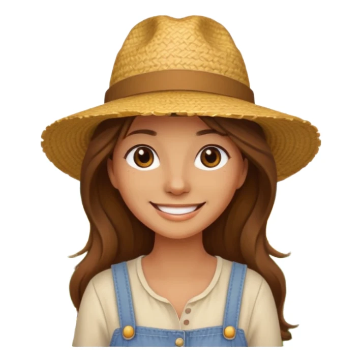 tia granjera dando like granjera  campo sticker