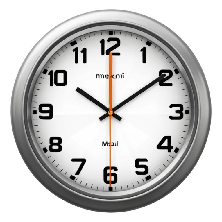 Close-up of a classic analog clock, the second hand stretched into motion blur, multiple ghosted positions showing rapid ticking, strong contrast and a sense of urgency sticker