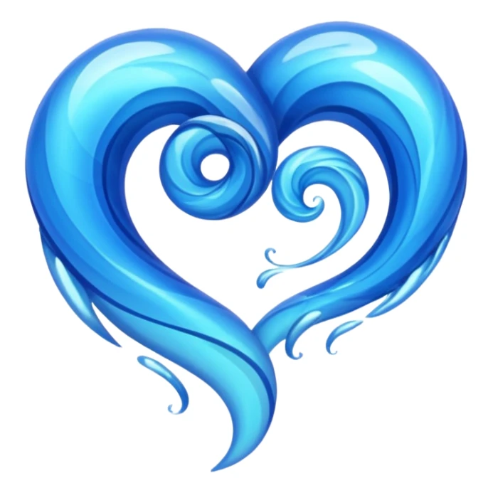 heart of sea flow sticker