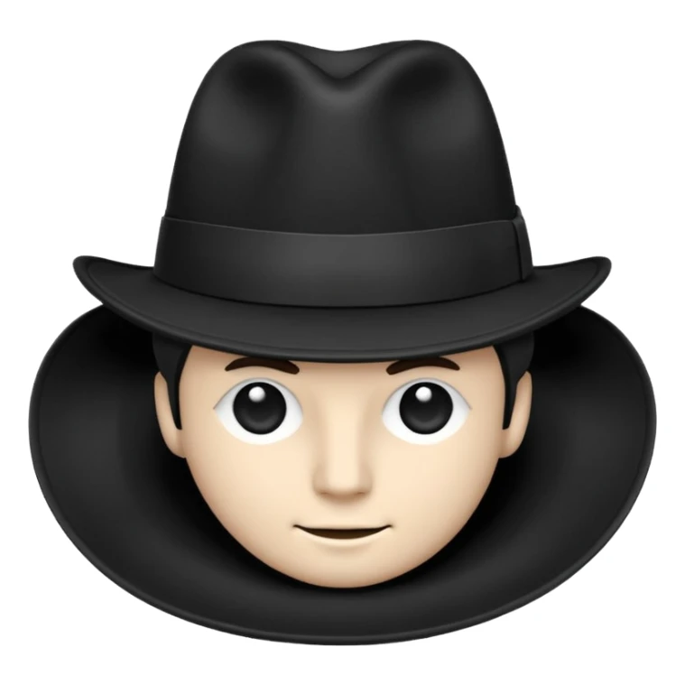 And a white stripe Black Fadora with no man or face or assecorys sticker