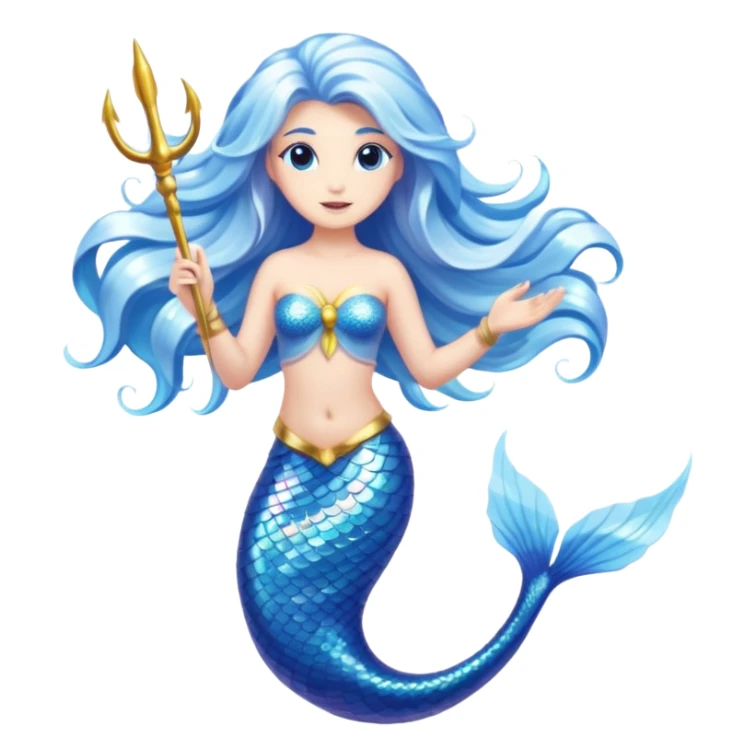 mermaid unicorn hybrid sticker