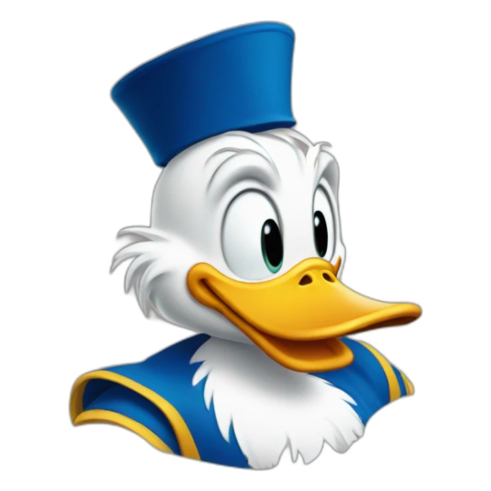 Donald duck sticker