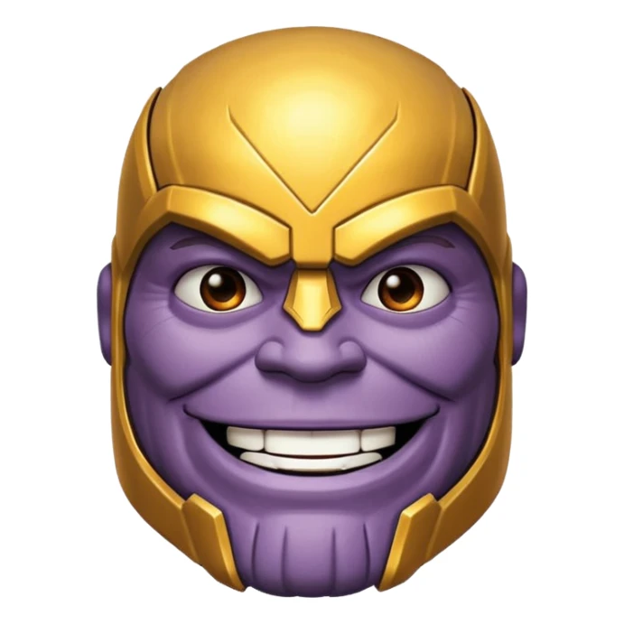 thanos zesty smile sticker