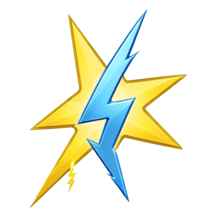 “Emoji-style RT logo, metallic silver with electric blue outline, bold and rounded like a sticker. Blue lightning bolt ⚡ on the left, yellow lightning bolt ⚡ on the right. Soft glow, glossy 3D finish, centered, white or transparent background.”But take reference of photo  sticker