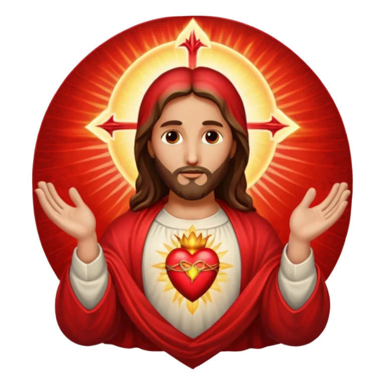Sacred heart of Jesus  sticker