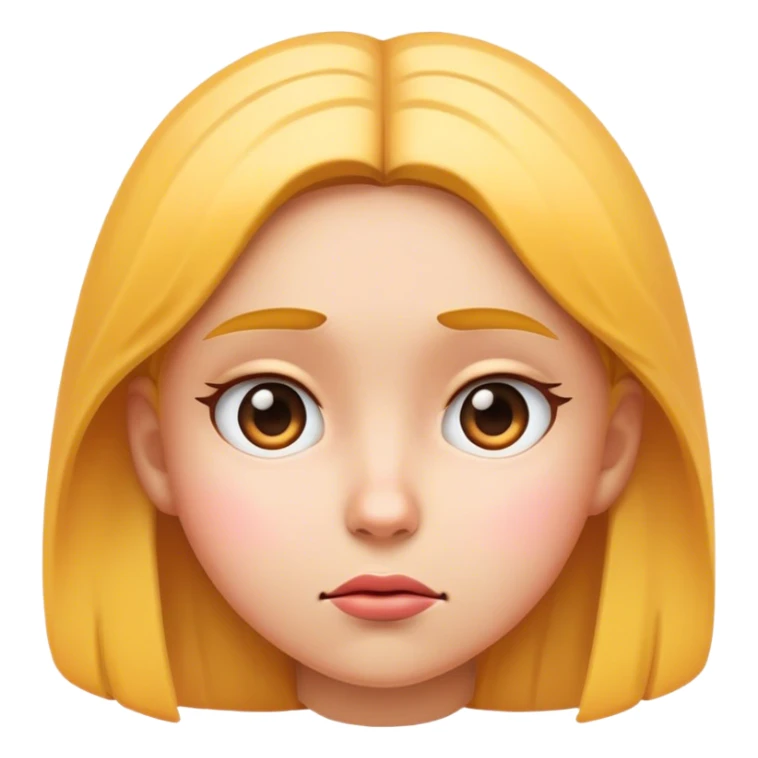 exactly same with this emoji but it's supposed to be with girl sticker