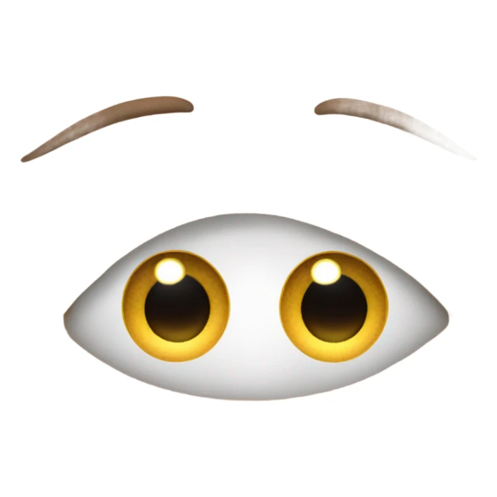 take the eye emoji and give it lashes and make the eyes sparkle sticker