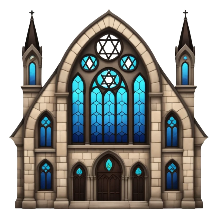 jewish synagogue dark aesthetic gothic architecture sticker