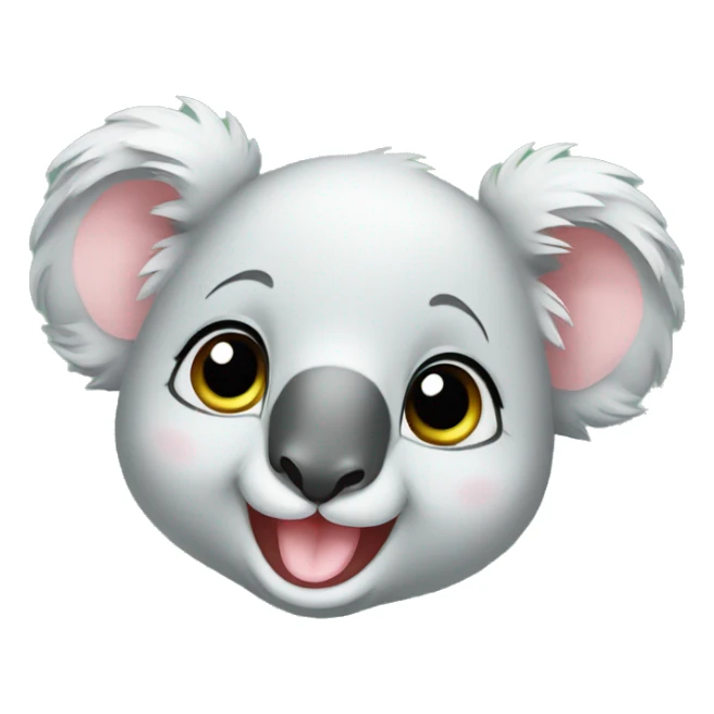 happy baby koala PICAS sticker