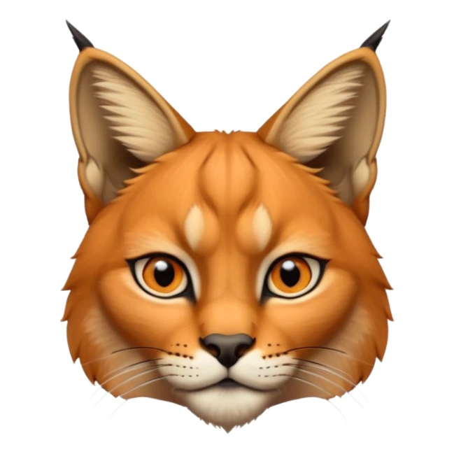 un Lynx Caracal Réaliste sticker