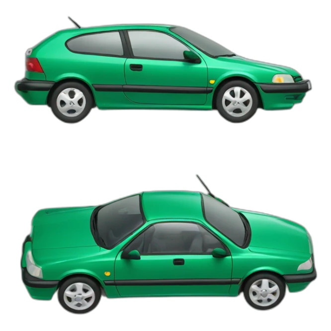 Green 1995 opel astra tourism sticker