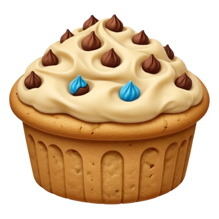 one filled date with like cookie dough topping  sticker