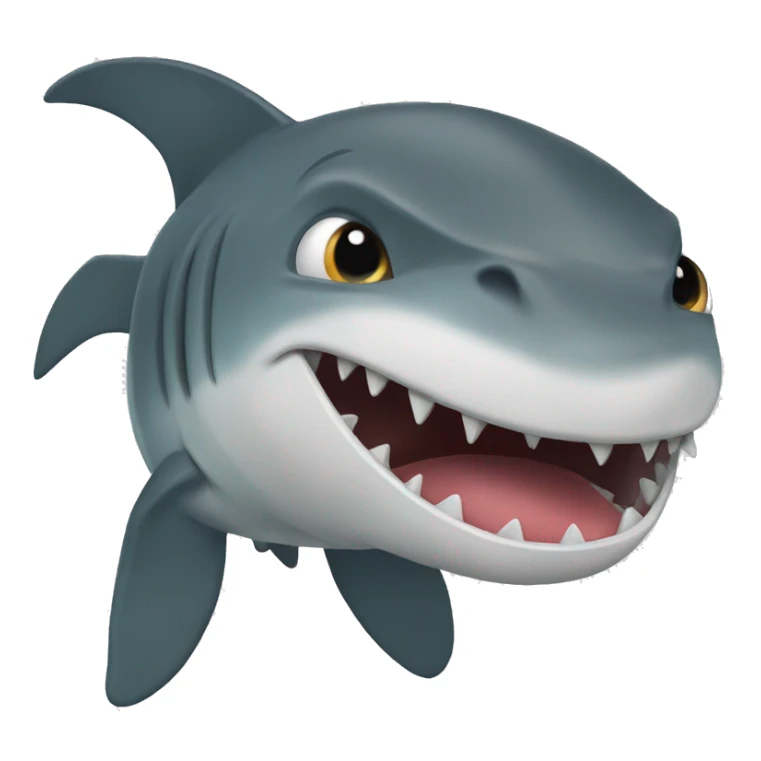 Tiburón fusionado con un gato  sticker