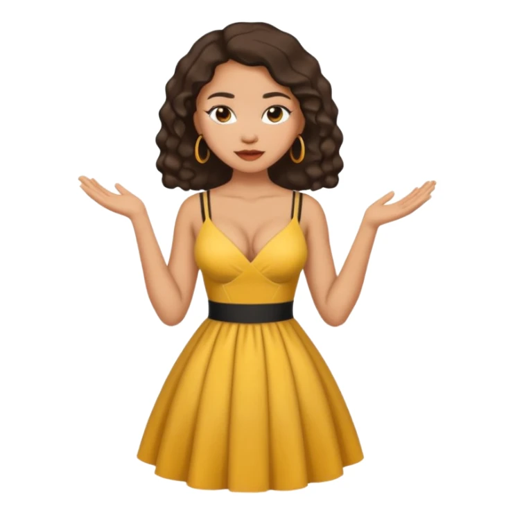 Lightskin girl with boobs dressed sticker