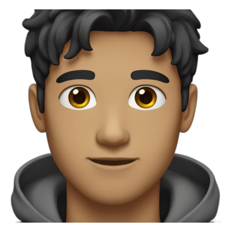 white gay 20year old with black hair and slight beard sticker