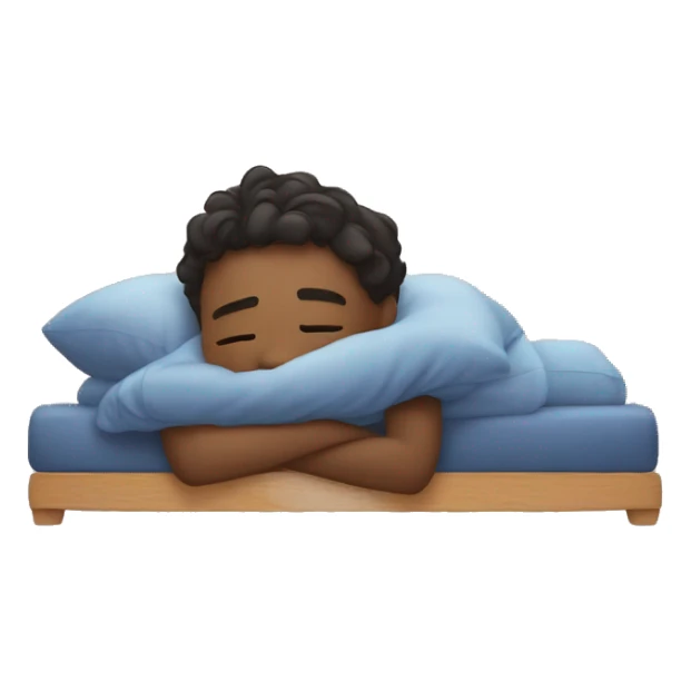 boy laying on his elbows dreaming passionately about love sticker