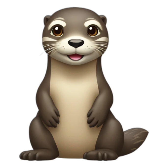 Une loutre  sticker