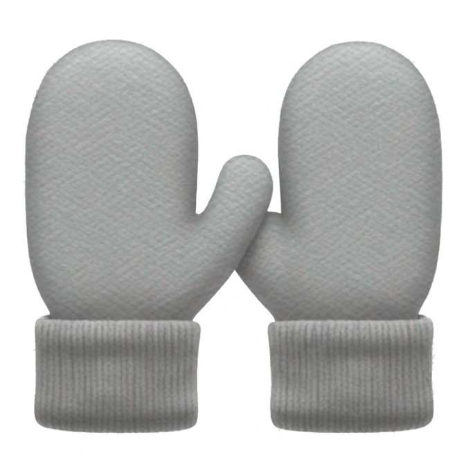 Light gray mittens sticker