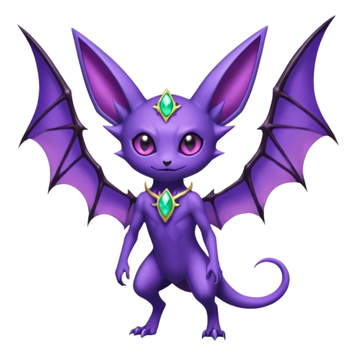 Sableye-Noibat-Espeon-fusion (full body) sticker