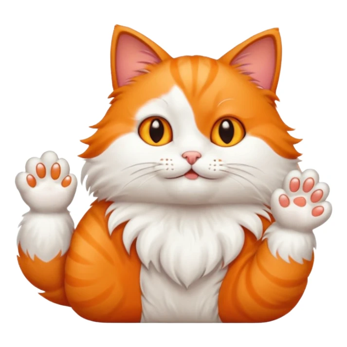 Un gato haciendo fokyou  sticker