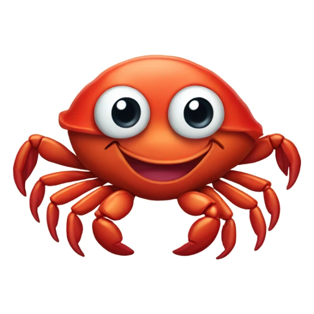 Sebastian the crab the little mermaid sticker