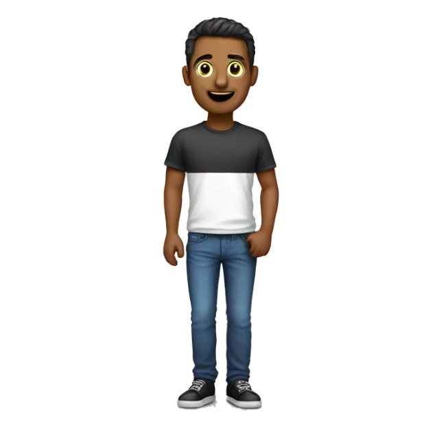 hombre con camiseta de colo colo  sticker