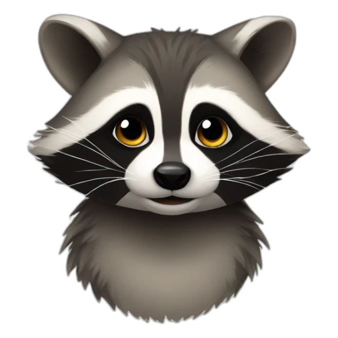 Raccoon cute sticker