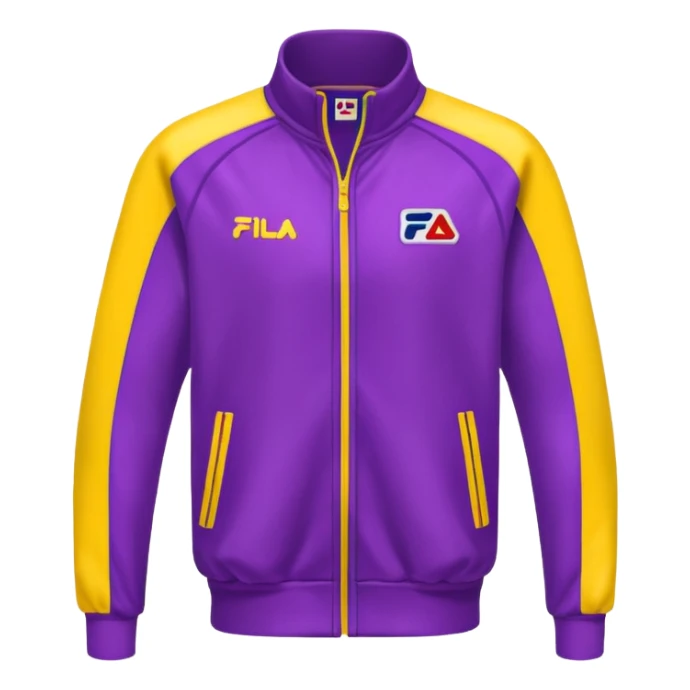 realistic ultra detailed, Fila tracksuit 1995 sticker