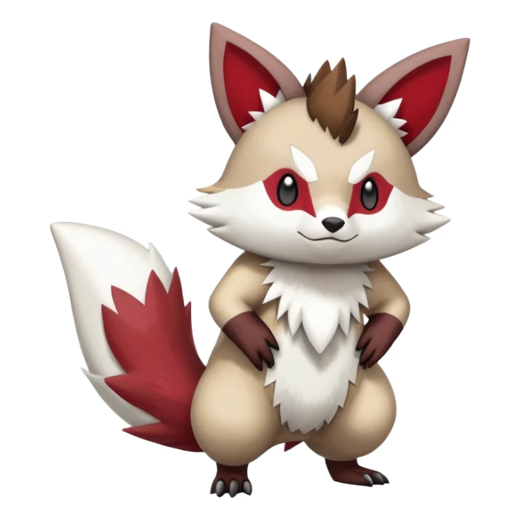  Zigzagoon-Furret-Zangoose-Hybrid (Full body) sticker