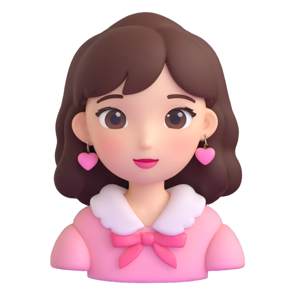 cute soft girl with pastel aesthetic and blush sticker