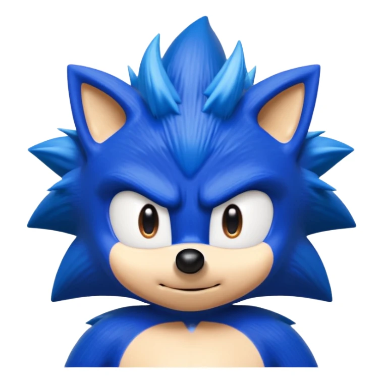 Sonic the hedgehof showing fuck you sticker