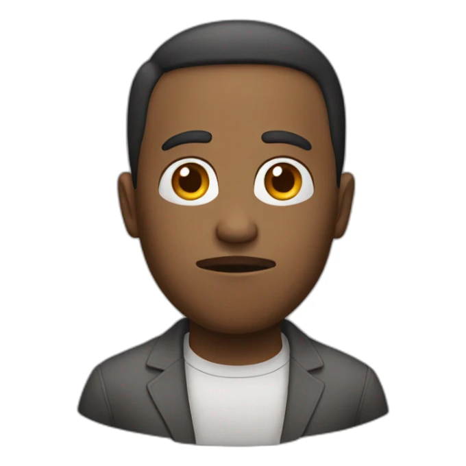 Inattentive person sticker