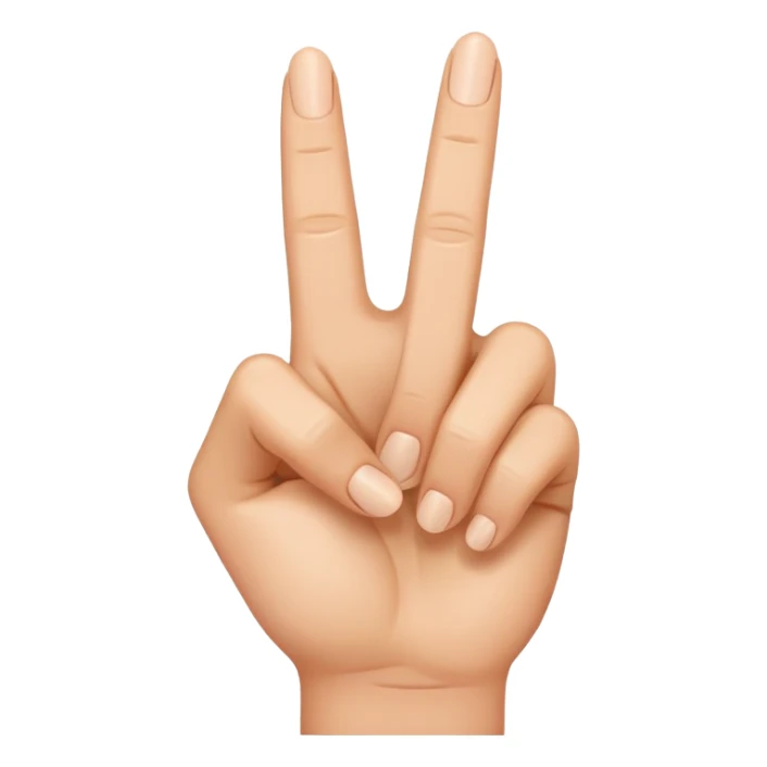 Emoji showing middle fongwr sticker