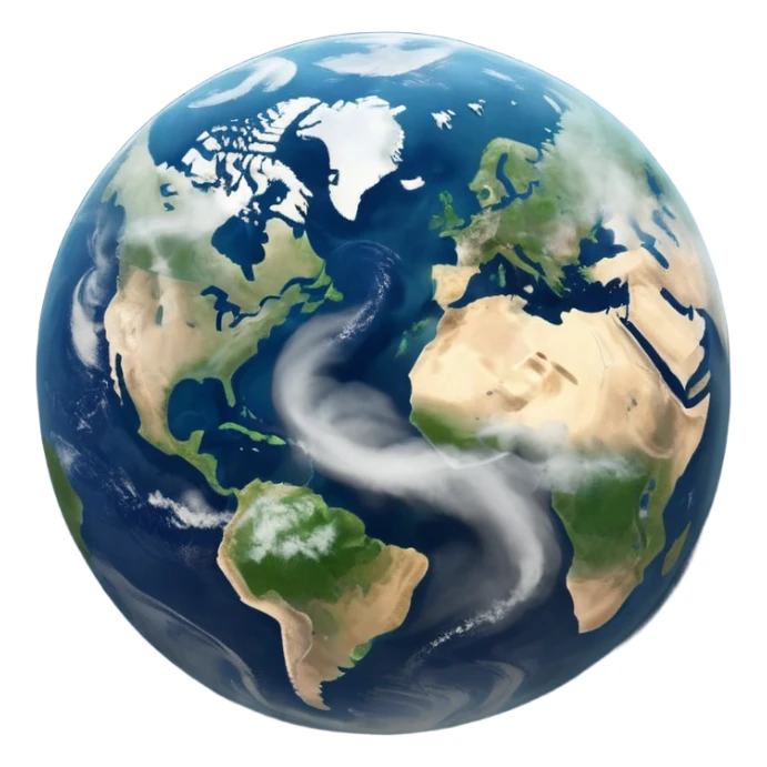 Pollution on earth the view should be were we see it out in the space more polution  sticker