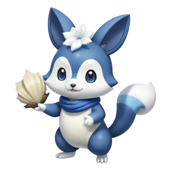 Shiny Minccino-Meowstic-Oshawott-Hybrid (Full body) sticker