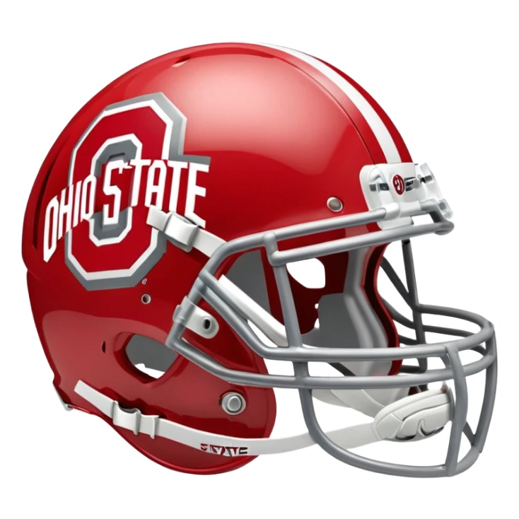 Make an Ohio state football helmet sticker