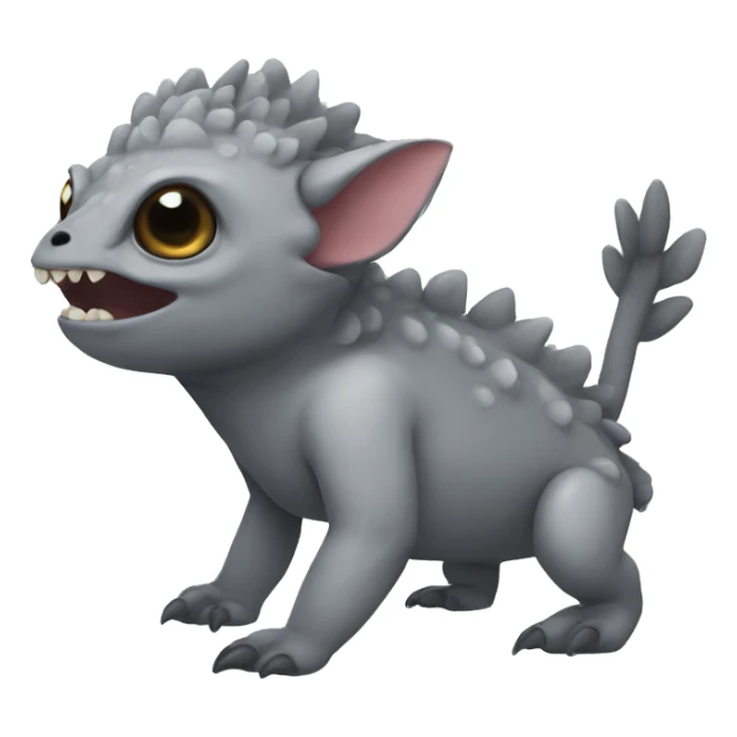 Grey oxolotl  sticker