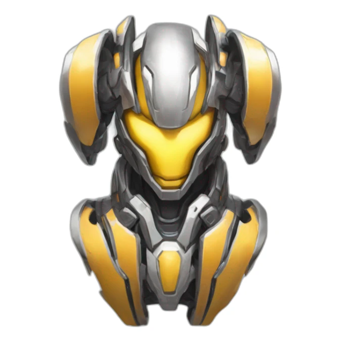 futuristic armored Omega Energy chestplate arm radiating omega energy sticker